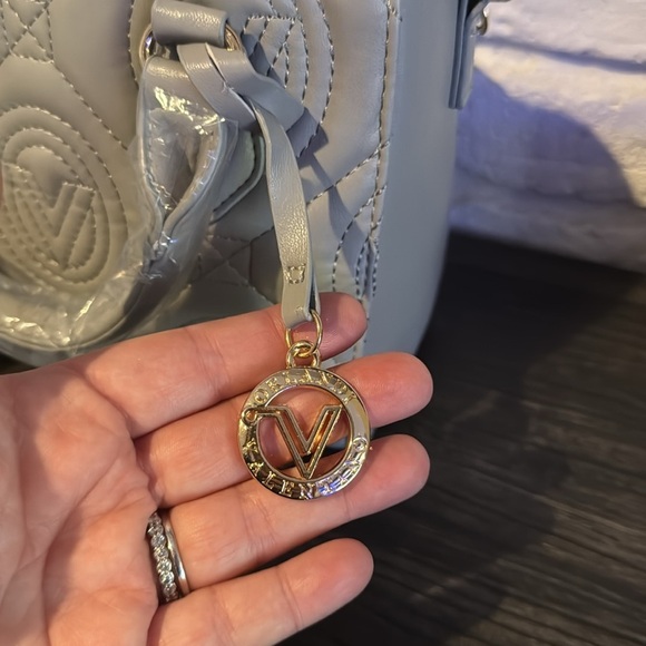 Valentino Orlando-  Italian Gray Handbag - Picture 4 of 7